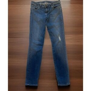 KUT from the Kloth Womens Distressed Mid Rise Straight Leg Jeans‎ Size 8